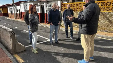 Visita del PSOE a San Amaro