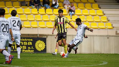 Partido entre el San Roque de Lepe y el Ceuta B. Foto: AD Ceuta FC.