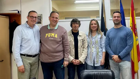 Los representantes de CSIF junto al equipo de la Consejer&iacute;a de Educaci&oacute;n