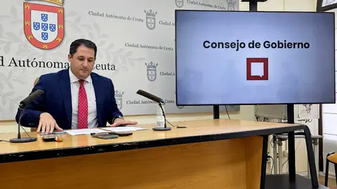 El portavoz del Gobierno, Alejandro Ram&iacute;rez, durante su comparecencia de este martes / Laura Ortiz