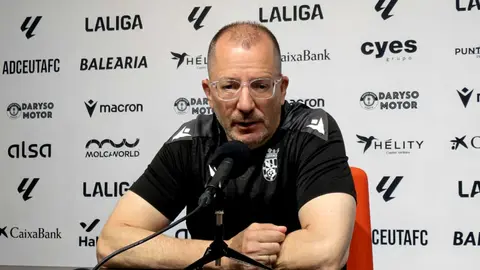 Jos&eacute; Juan Romero en la previa del encuentro ante el M&aacute;laga CF