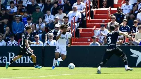 Encuentro entre la AD Ceuta FC y el M&aacute;laga CF. Foto: La Liga
