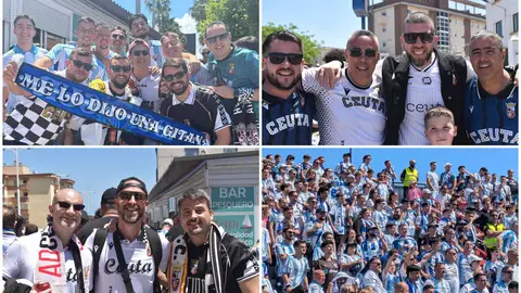 El encuentro entre la AD Ceuta FC y el M&aacute;laga CF, en im&aacute;genes 