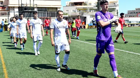 Encuentro de playoff entre el filial de la AD Ceuta FC y el Dos Hermanas CF 1971. Foto: Rafa B&aacute;ez