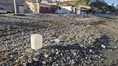 Playa de San Amaro en mayo de 2026