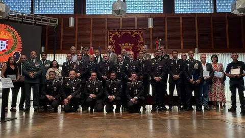 Acto institucional con motivo de San Urbano, patr&oacute;n de la Polic&iacute;a Local. Foto: Alma Palomino