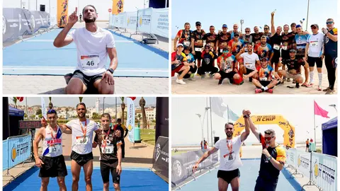 Corredores en el Lions Trail celebrado en M'Diq. Foto: Abdeselam Mohamed