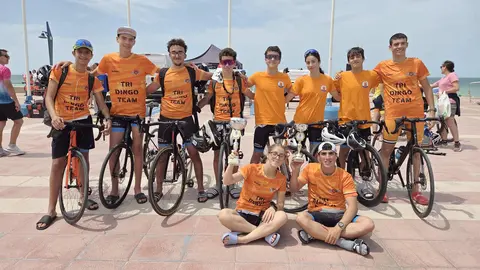 El temporal no frena al Tridingo_ oro para Claudia Casanova y bronce para Carlos Mart&iacute;nez en Chiclana
