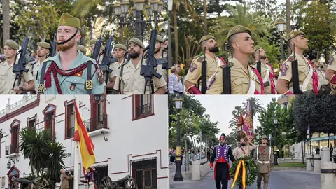 El arriado de Bandera protagonizado por el RING-7 / Rafa B&aacute;ez