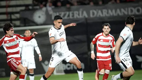 Youness con la camiseta del Ceuta en Segunda Divisi&oacute;n. Foto: AD Ceuta FC / Zaki.