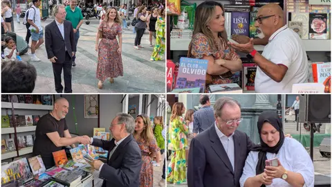 Juan Vivas visita la Feria del Libro / Rafa B&aacute;ez