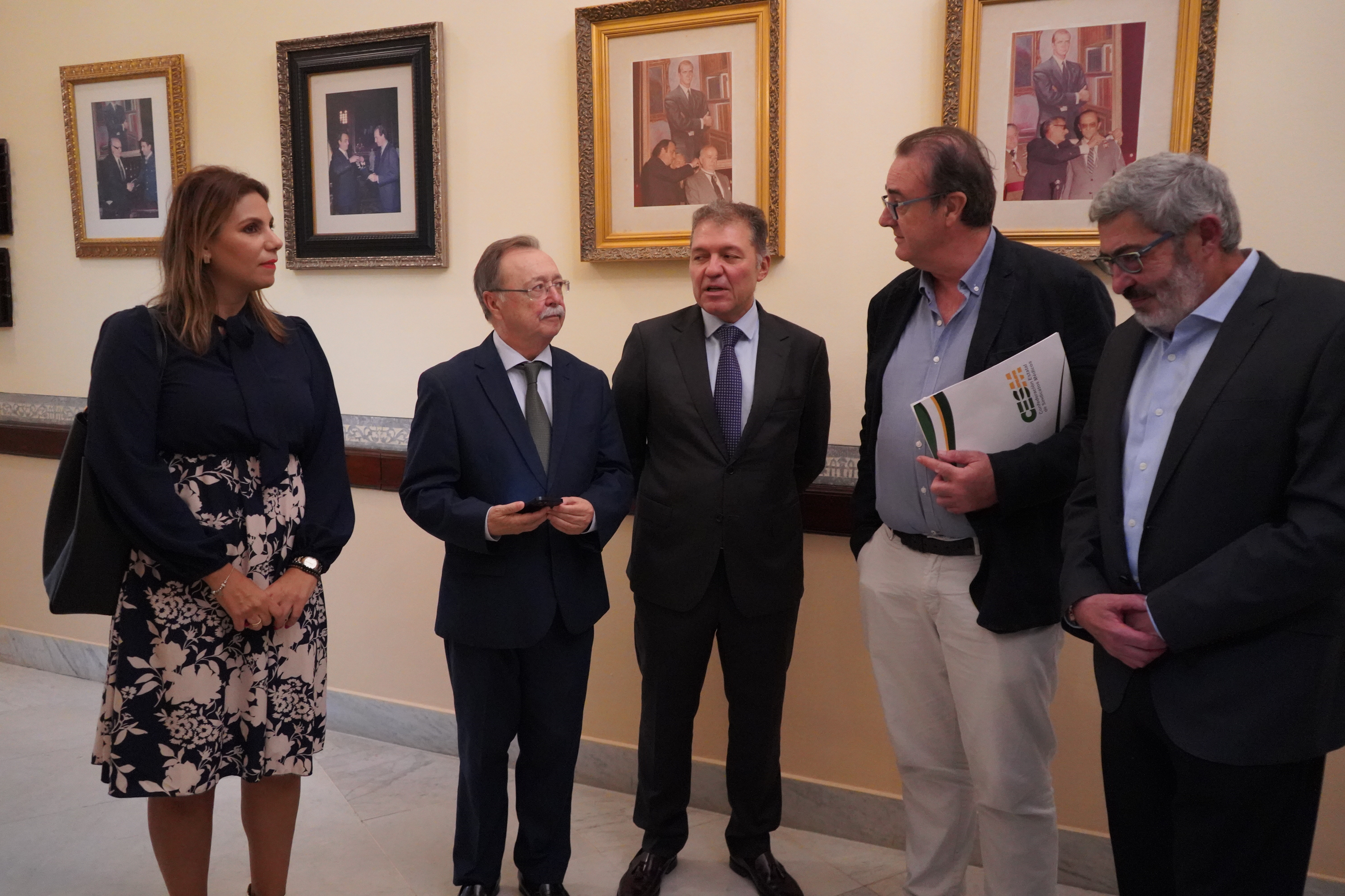 Nabila Benzina, Juan Vivas, Enrique Roviralta, Víctor Pedrera y Miguel Lázarro
