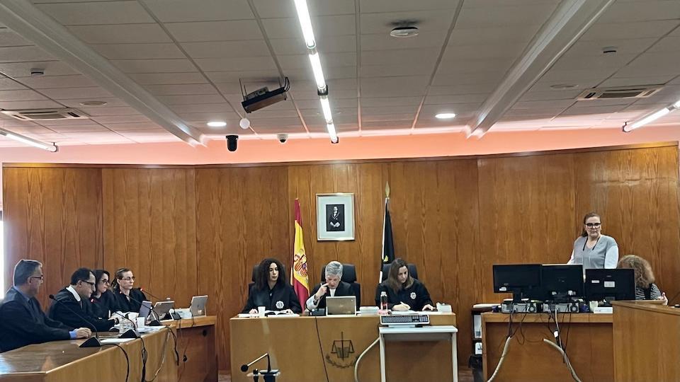 Un momento de la vista por el crimen de Parques de Ceuta.