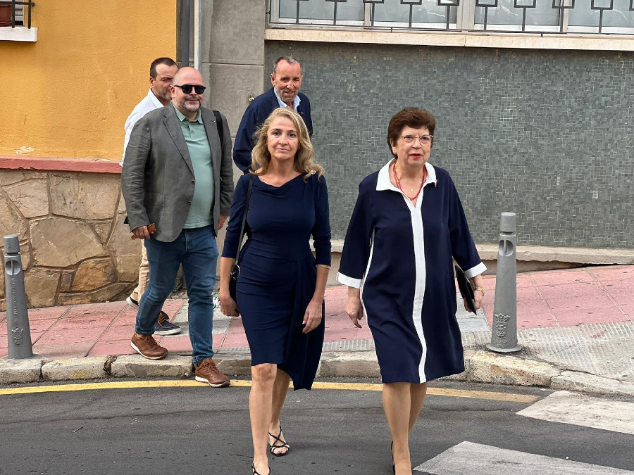 Mateos ha su llegada a los juzgados de Ceuta / Dani Hernández