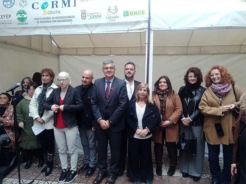 Lectura del manifiesto del CERMI / Cedida