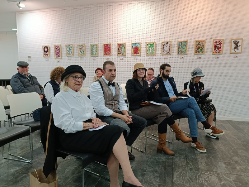 Momento de la última edición del Club de Lectura / Cedida