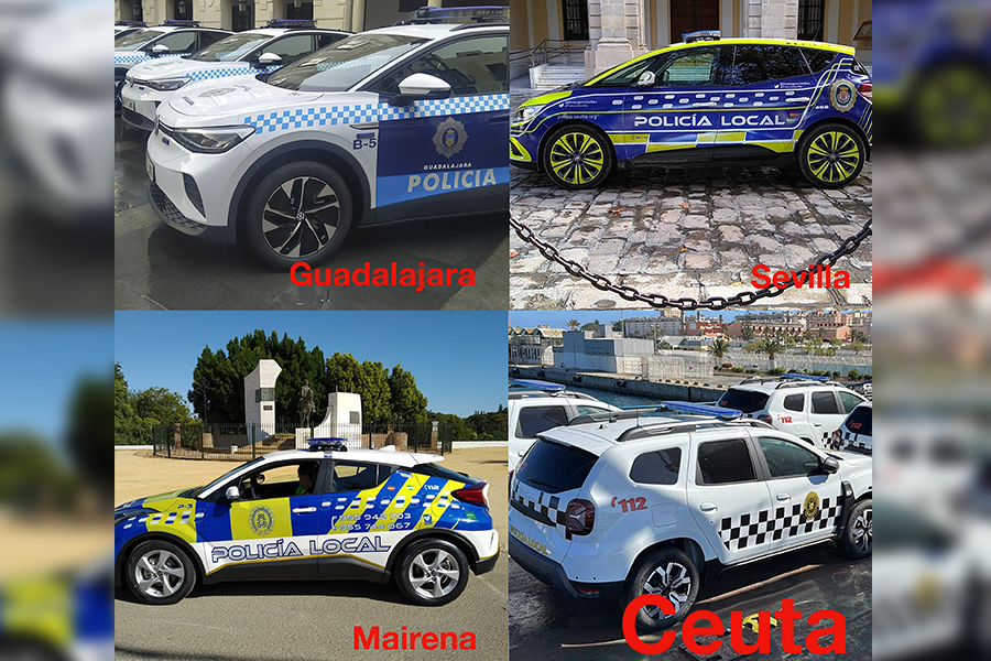 Comparativa de los nuevos coches de la Policía Local / PSOE