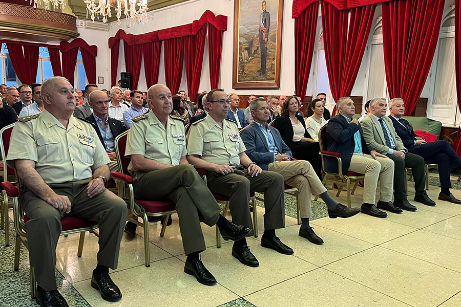 Antonio Pérez Henares durante la presentación de La Española / Daniel Hernández
