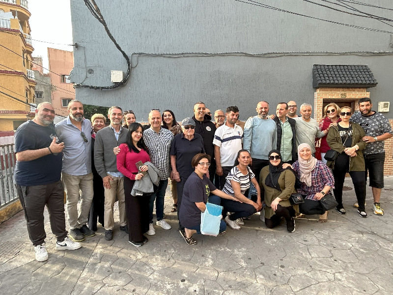 Foto de familia tras la visita a Príncipe Alfonso/ Foto: PSOE