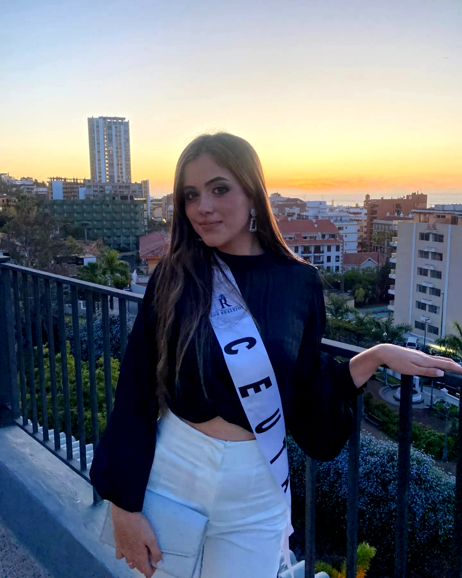 Yaiza Rivero durante la concentración de Miss World Spain
