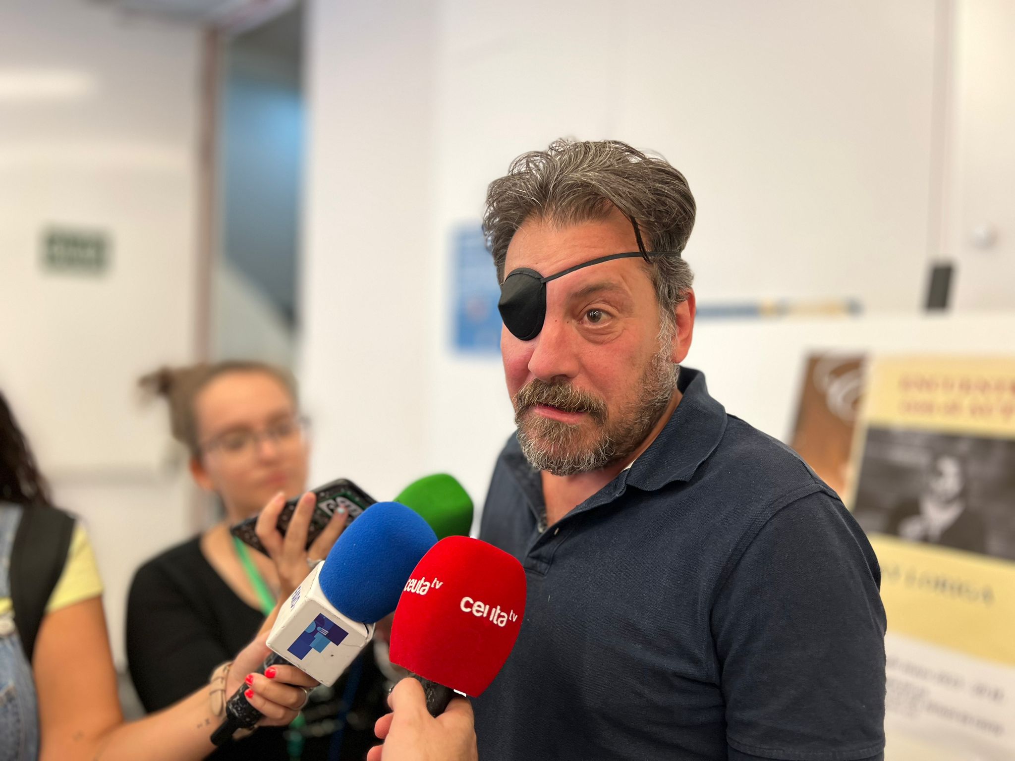 Ray Loriga en la Biblioteca 'Adolfo Suarez' / Daniel Hernández