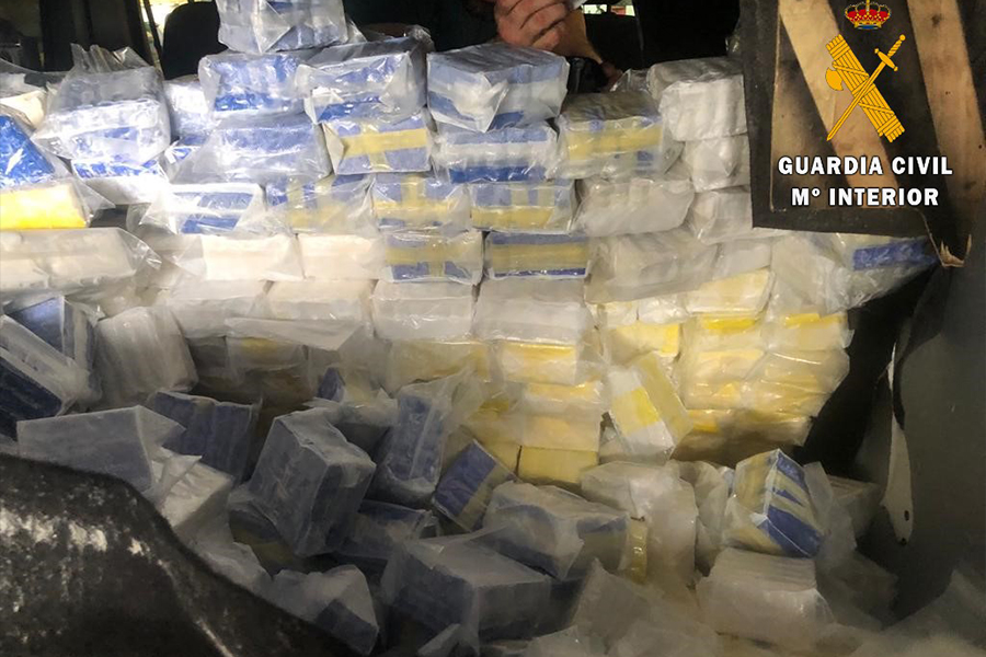 400 kilos de resina de Hachís intervenidos por la Guardia Civil