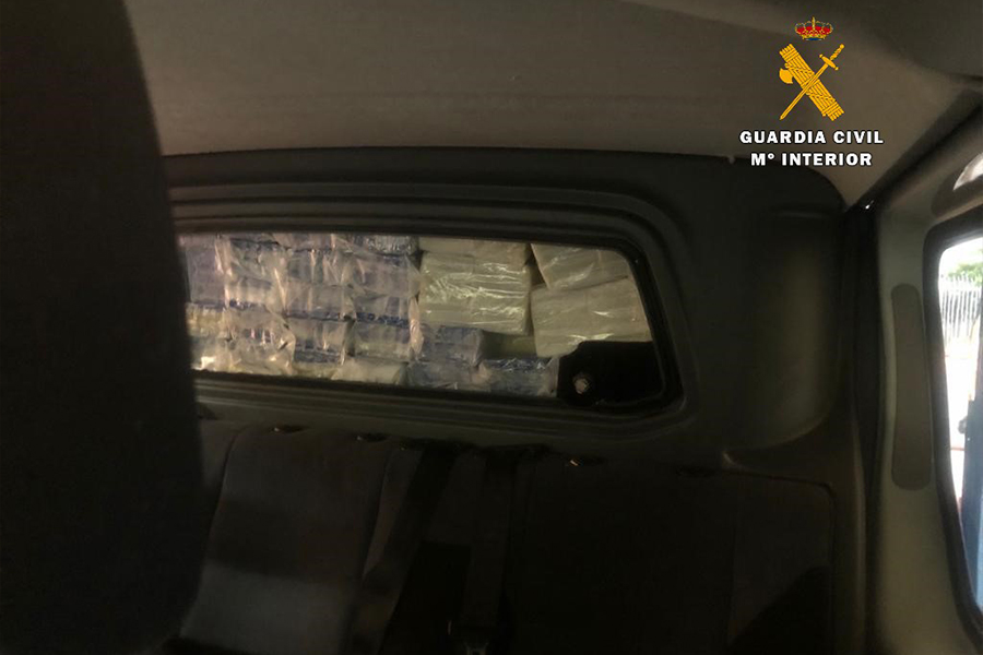 400 kilos de resina de Hachís intervenidos por la Guardia Civil