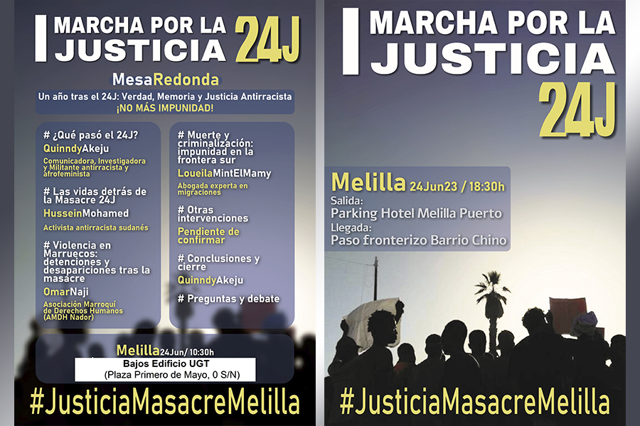 Marcha por la Justicia en Melilla