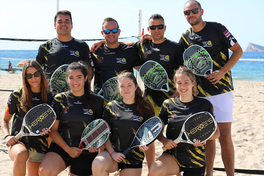 La selección de Ceuta en el Campeonato de España de Tenis Playa