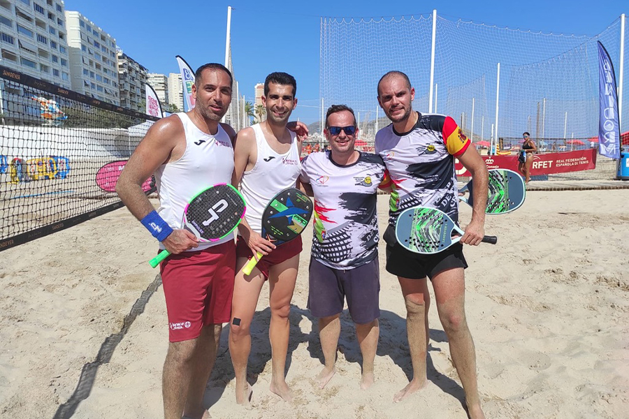 La selección de Ceuta en el Campeonato de España de Tenis Playa