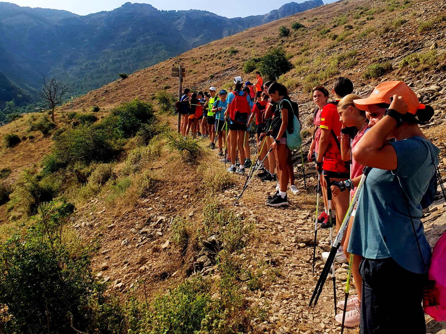 El Campamento de 'Deportes de Montaña', rumbo a Sierra Cazorla