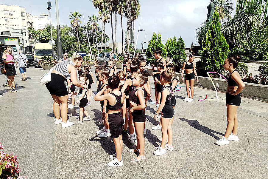 Exhibición de Gimnasia Rítmica / César Martín