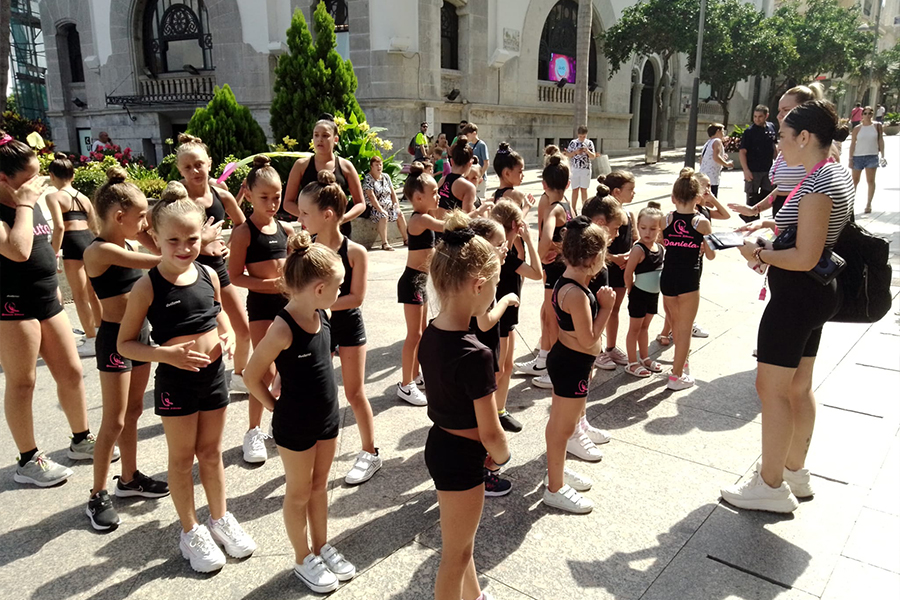 Exhibición de Gimnasia Rítmica / César Martín