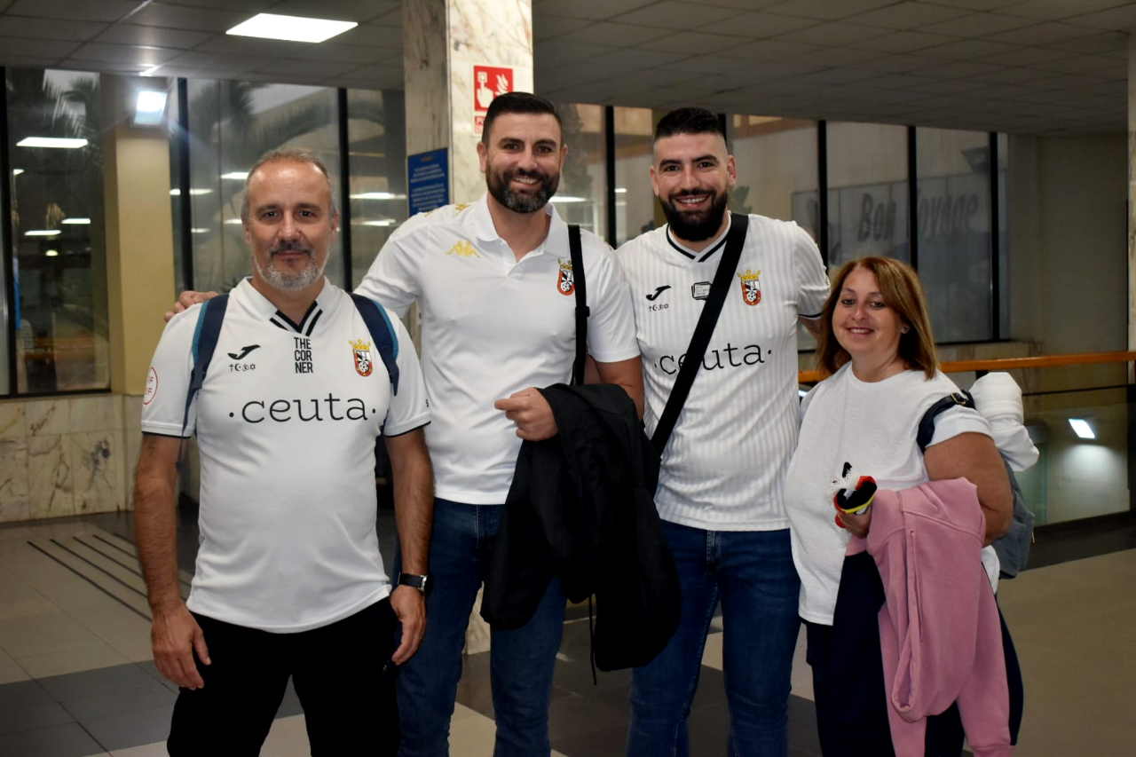 La AD Ceuta FC no estará sola en el derbi del Estrecho_ la afición caballa, camino de Algeciras (1)