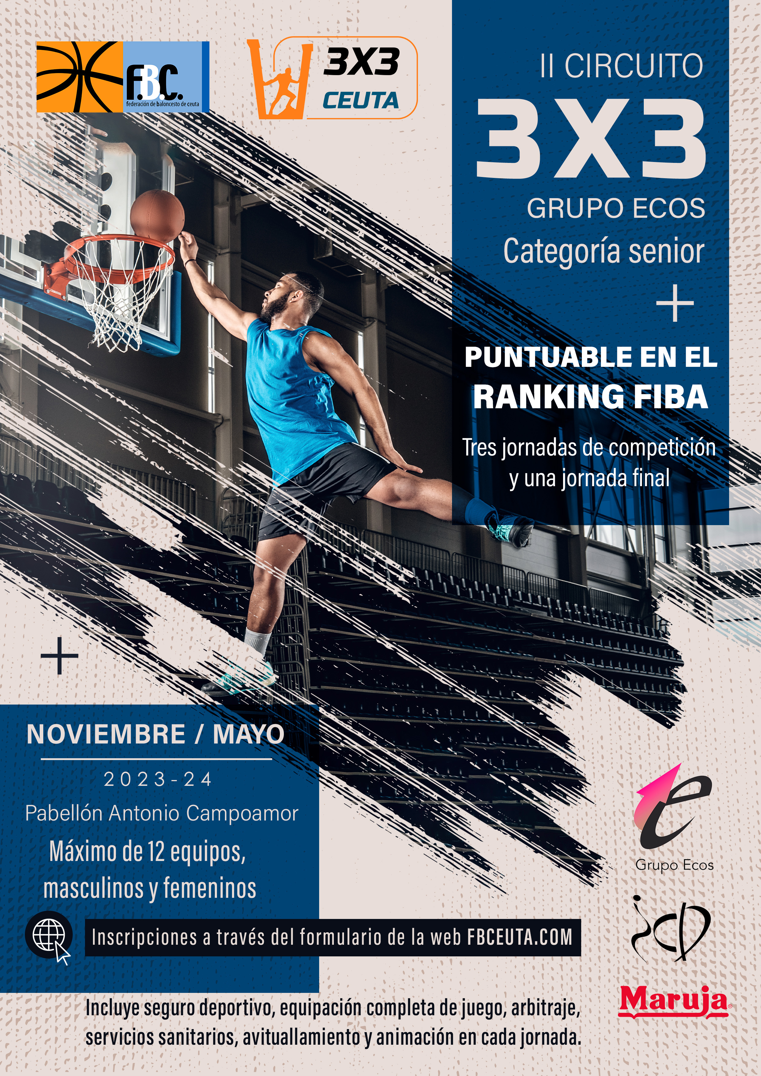 Cartel II Circuito 3x3 Grupo Ecos