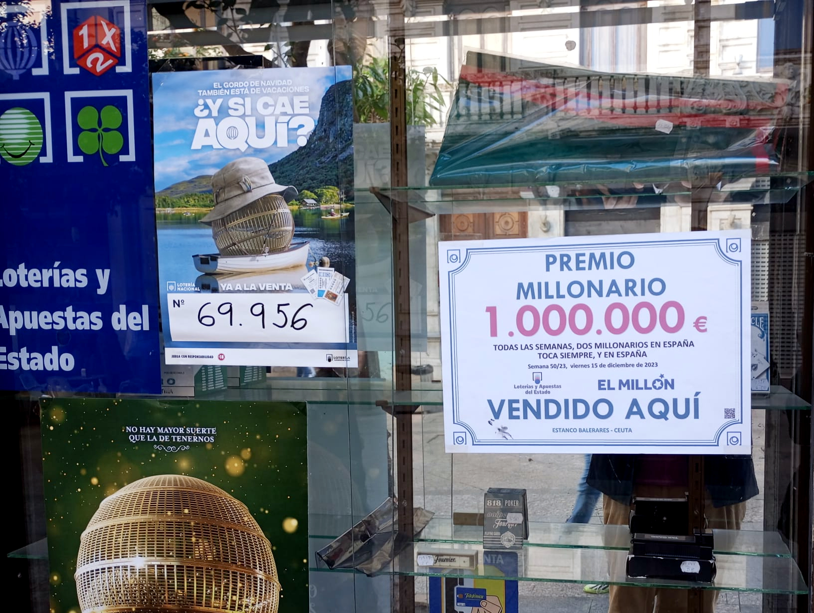 La suerte deja 1.000.000 de euros en una administración local de loterías de nuestra ciudad (1)