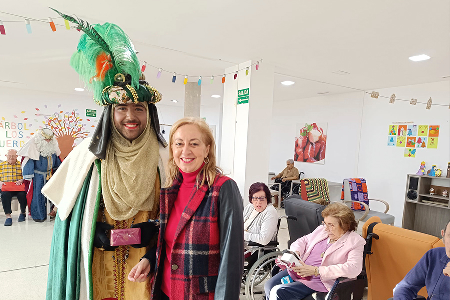 Visita de SSMM los Reyes Magos a las residencias de mayores / Ciudad Autónoma