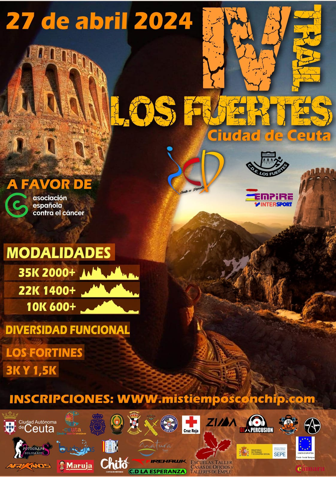 Llega el 'Trail Los Fuertes', una de las pruebas más duras de Ceuta que unen deporte, turismo y cultura