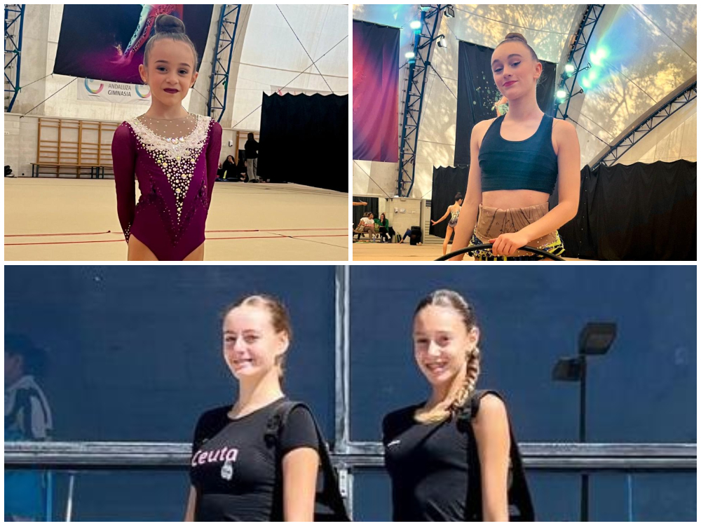 Cuatro gimnastas ceutíes se clasifican para el Campeonato de España