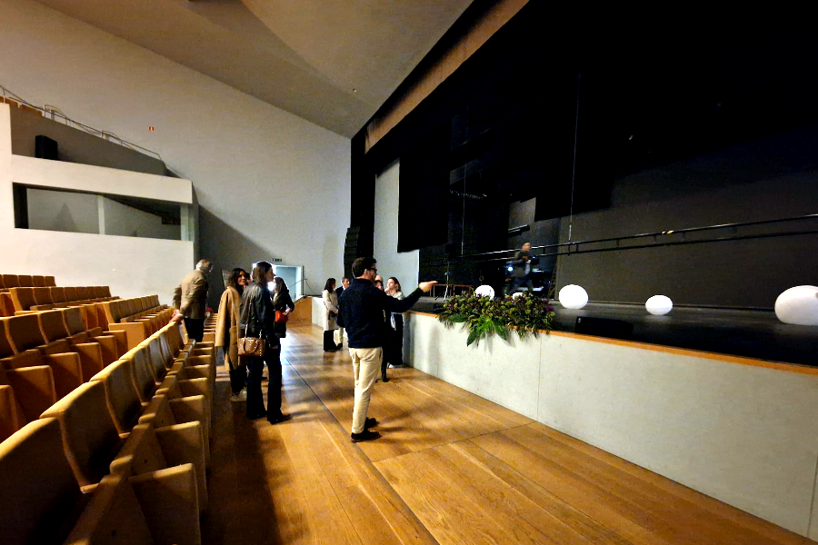 El grupo de Decision Makers durante su visita al Auditorio del Revellín / Laura Ortiz