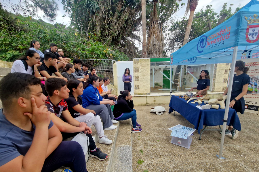 Taller de la Fundación Museo del Mar en el Parque de San Amaro / Laura Ortiz