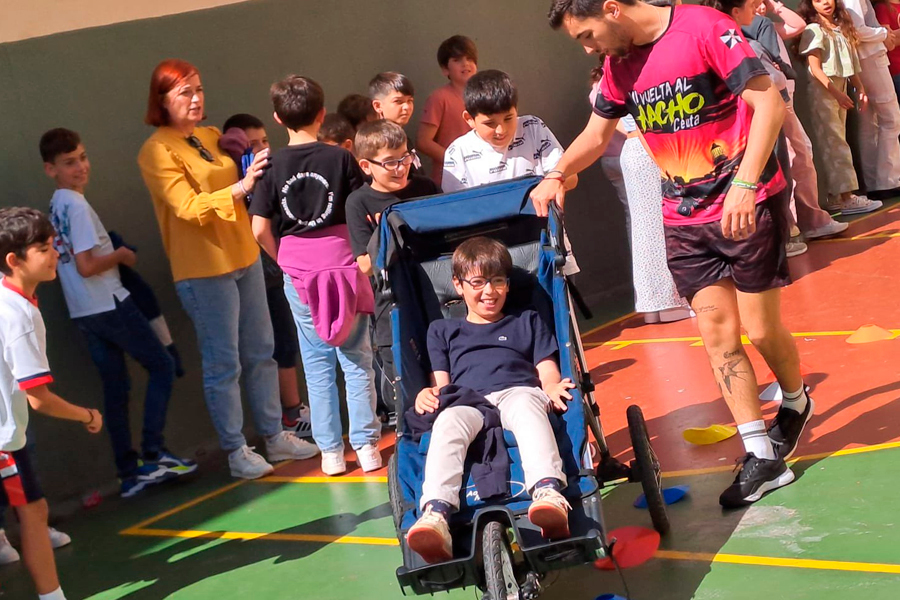 Visita de PROI al Colegio San Agustín