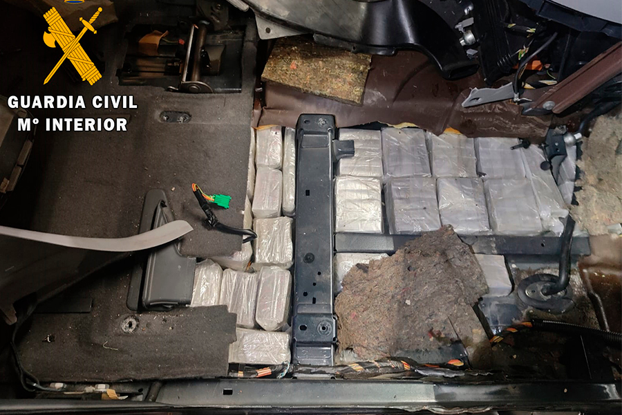 Droga aprehendida por la Guardia Civil