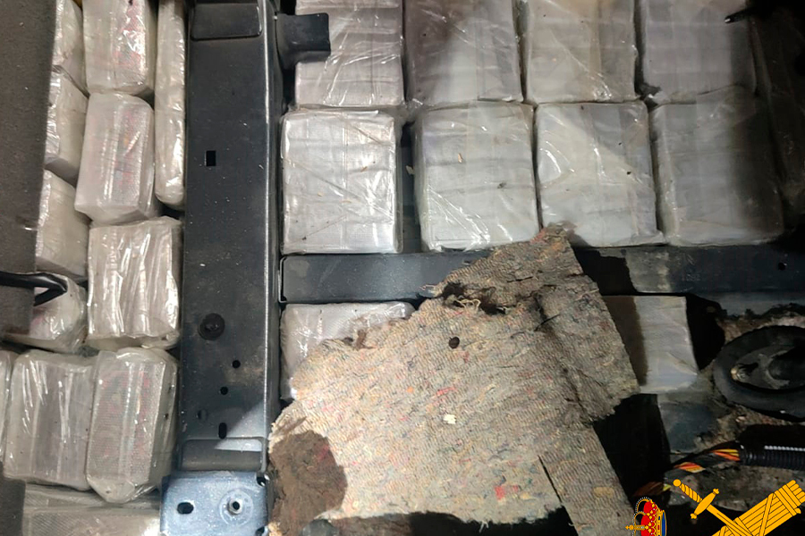 Droga aprehendida por la Guardia Civil