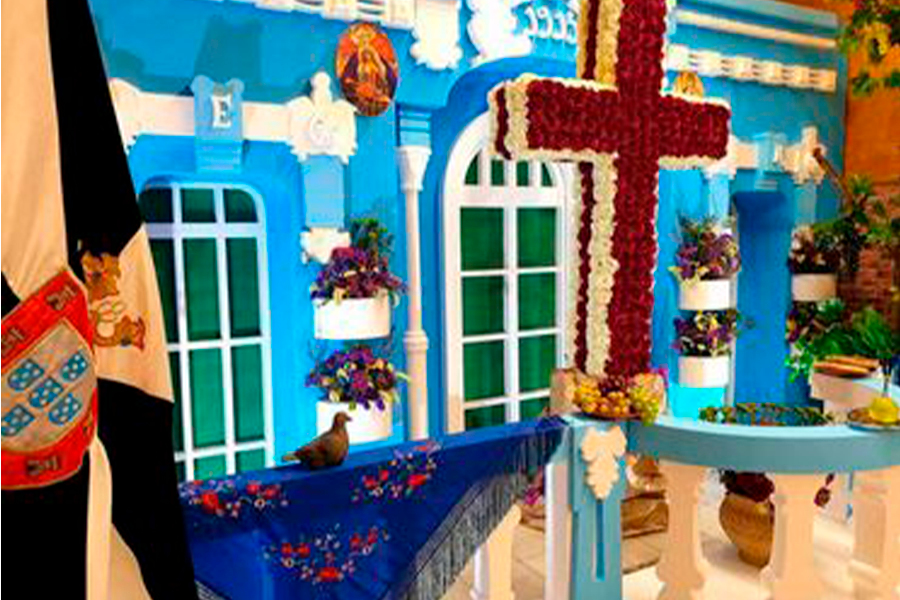 Cruz de mayo de la Casa de Ceuta en Melilla