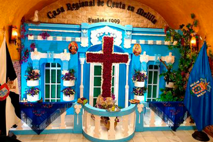 Cruz de mayo de la Casa de Ceuta en Melilla