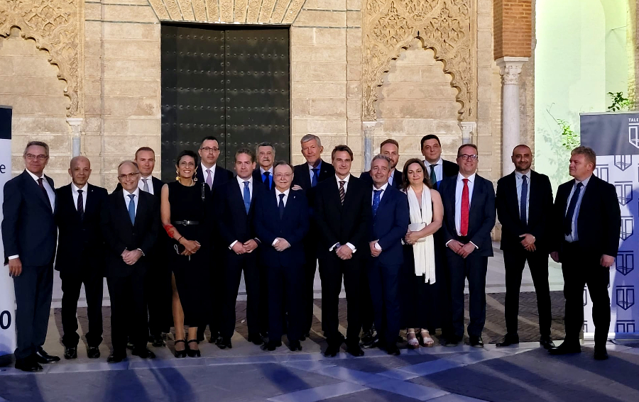 La delegación ceutí presente en la entrega de los Premios Talento