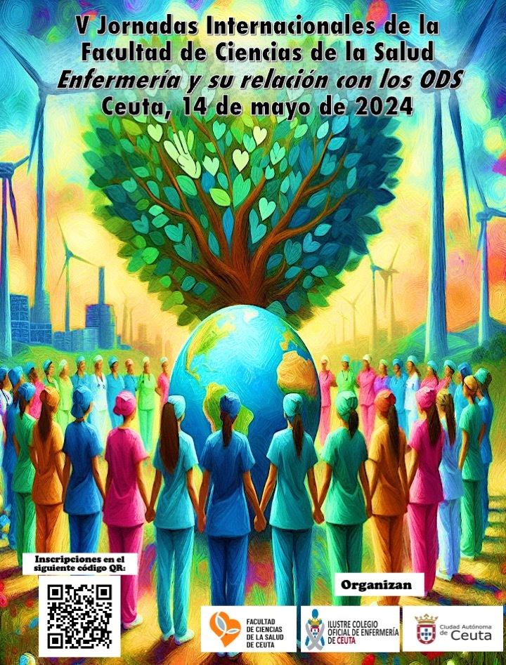 Cartel V Jornadas Enfermería Ceuta