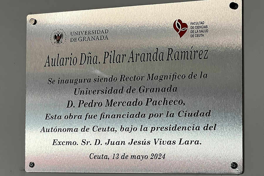 Inauguración del nuevo aulario 'Pilar Aranda' en el Campus / Daniel Hernández