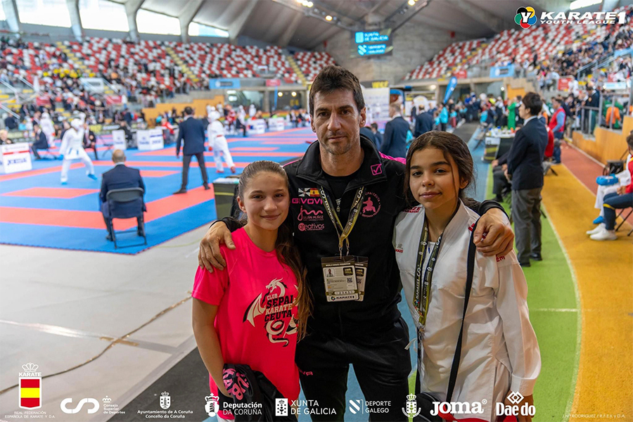 Participación del Sepai karate en la Youth League en A Coruña